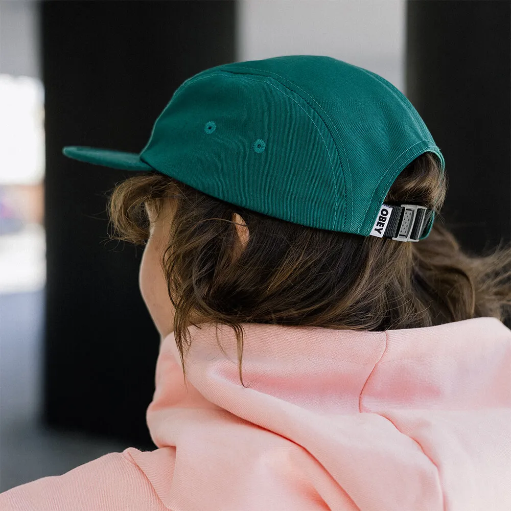 Кепка Obey Bold Label Organic Camp Hat Aventurine Green - фото 3