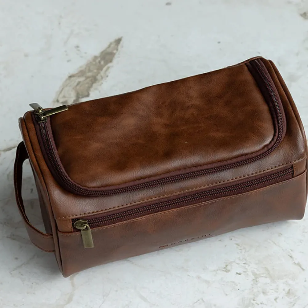 Несессер Garzini Toiletry Bag Brown - фото 1