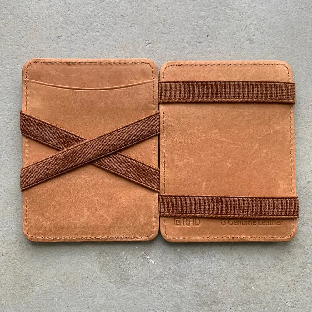 Волшебный кошелек Garzini Magic Wallets бежевый - фото 3