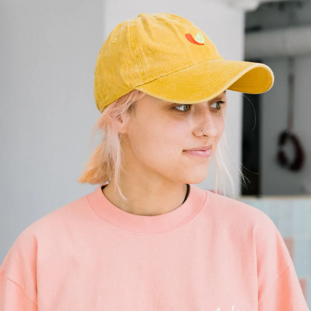 Бейсболка Faded с вышивкой лайм и перчик - фото 8