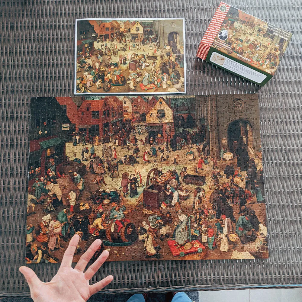 Пазл Страдающее Средневековье «Битва масленицы и поста» - фото 11