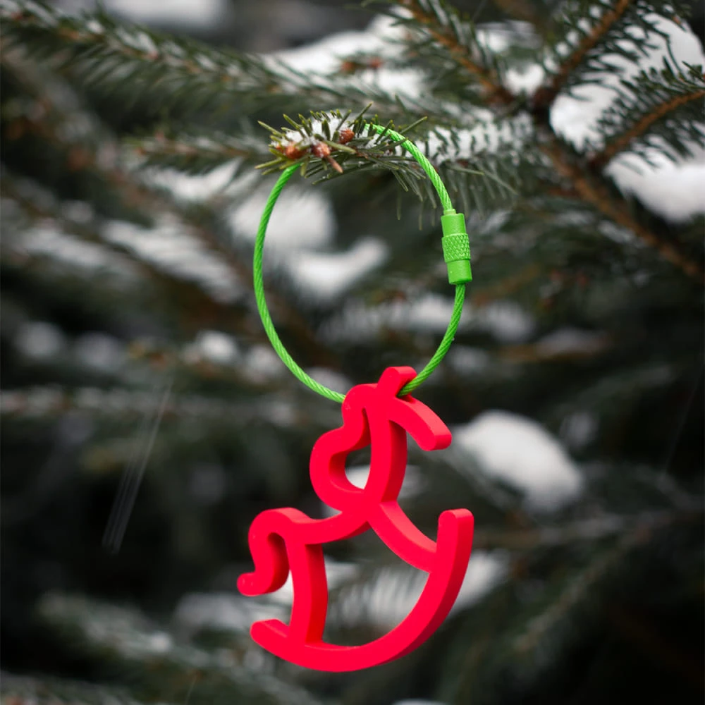 Брелок-обвес Две Ща Красная лошадка - фото 1