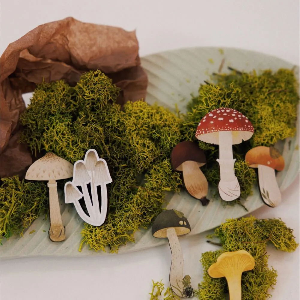 Деревянная брошка PlantMyBones Мицены - фото 9