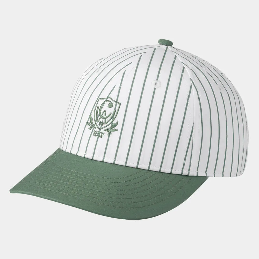 Кепка Carhartt WIP Linus Stripe Park White - фото 7