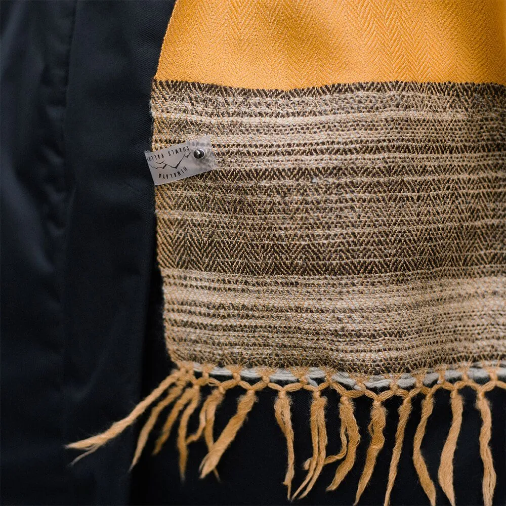 Большой шерстяной шарф Honey Gold Folk - фото 6