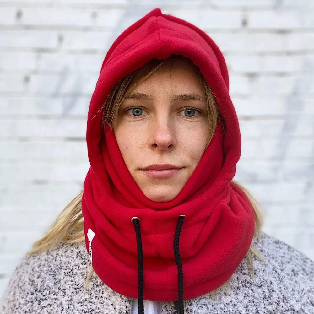 Капюшон Kusto Hood M красный - фото 3