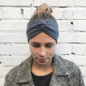 Шерстяная полоска (повязка) на голову Friend Function Серые будни