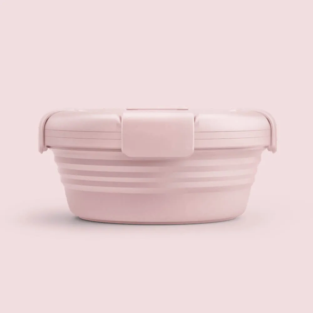 Складной ланч-бокс Stojo Bowl Carnation 1065 мл - фото 1