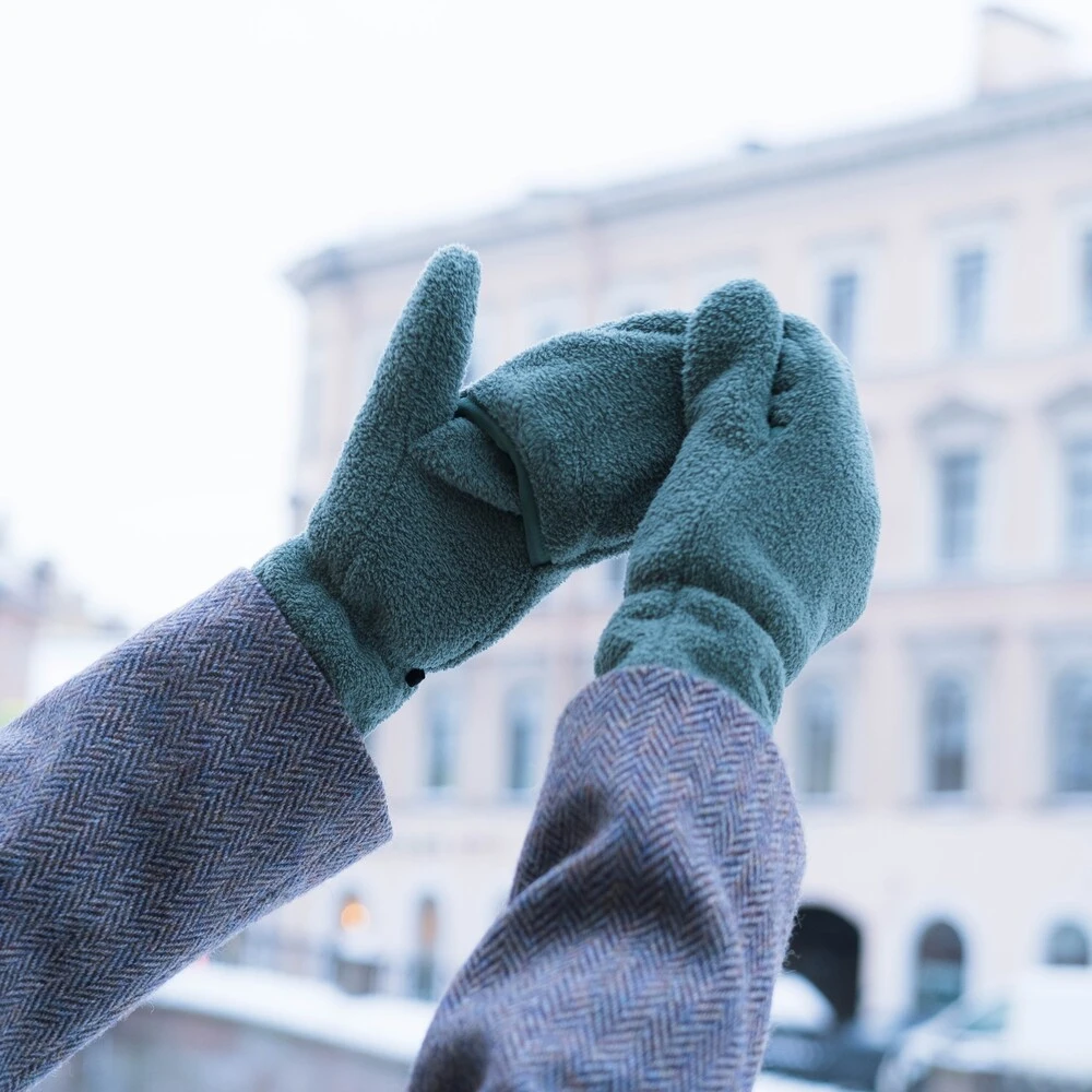 Варежки Меч FLEECE MITTENS Sea Green - фото 9