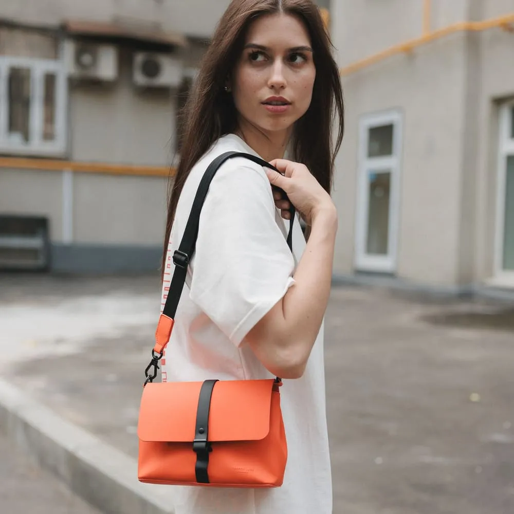 Кроссбоди сумка Gaston Luga Splash Orange Flame - фото 1