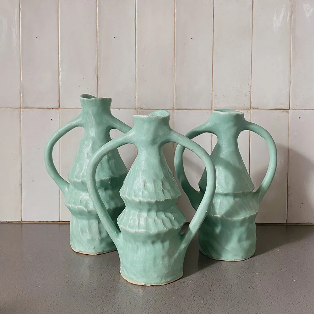 Подсвечник Юлии Каптур форма 3 бирюзовый - фото 7