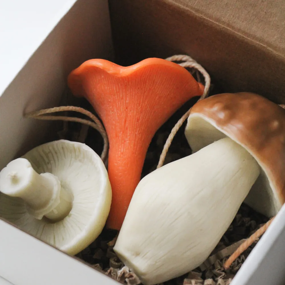 Набор елочных игрушек-свечей Unification Love Грибочки - фото 5