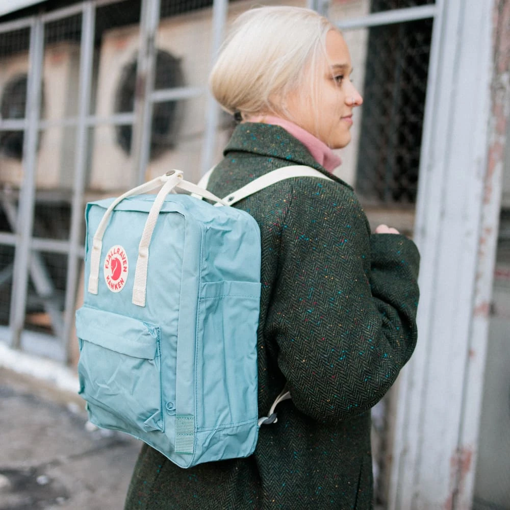 Рюкзак Fjallraven Kanken Sky Blue-Light Oak (501-115) - фото 2