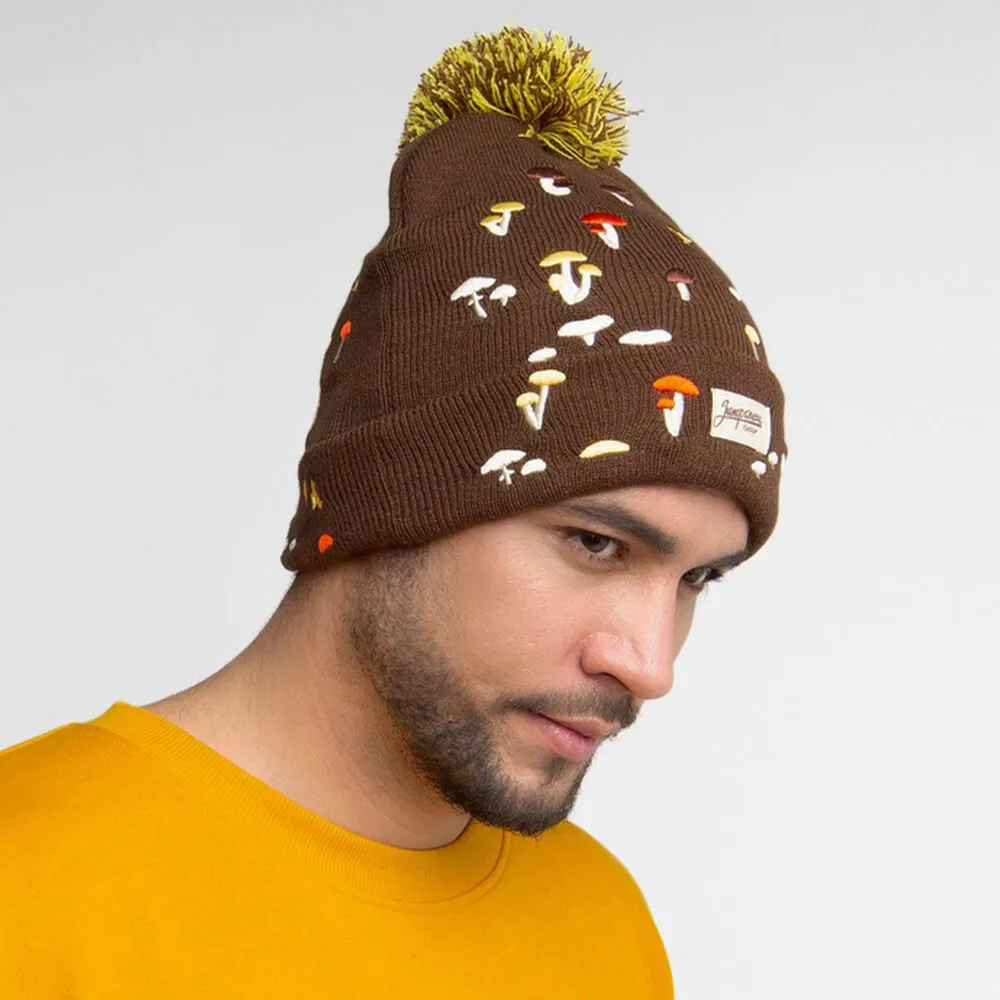 Шапка Запорожец Грибочки коричневая - фото 7