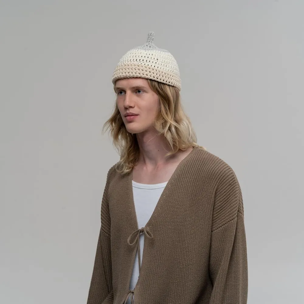 Шапка CHECK YA HEAD бежевая 25224/147 - фото 6