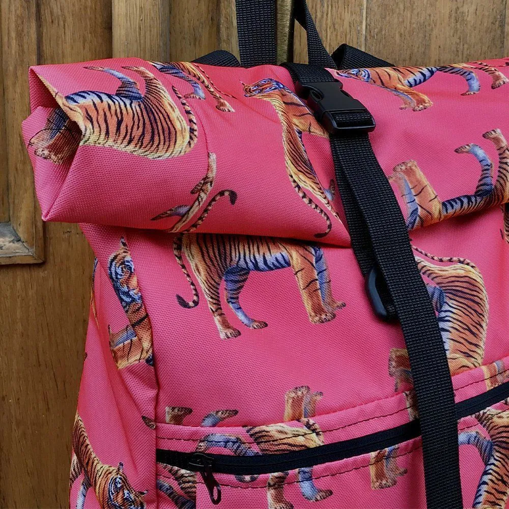 Рюкзак Nikita Gruzovik ролтоп c тиграми - фото 9