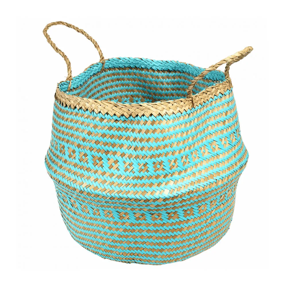 Корзина для белья REX бирюзовая - фото 2