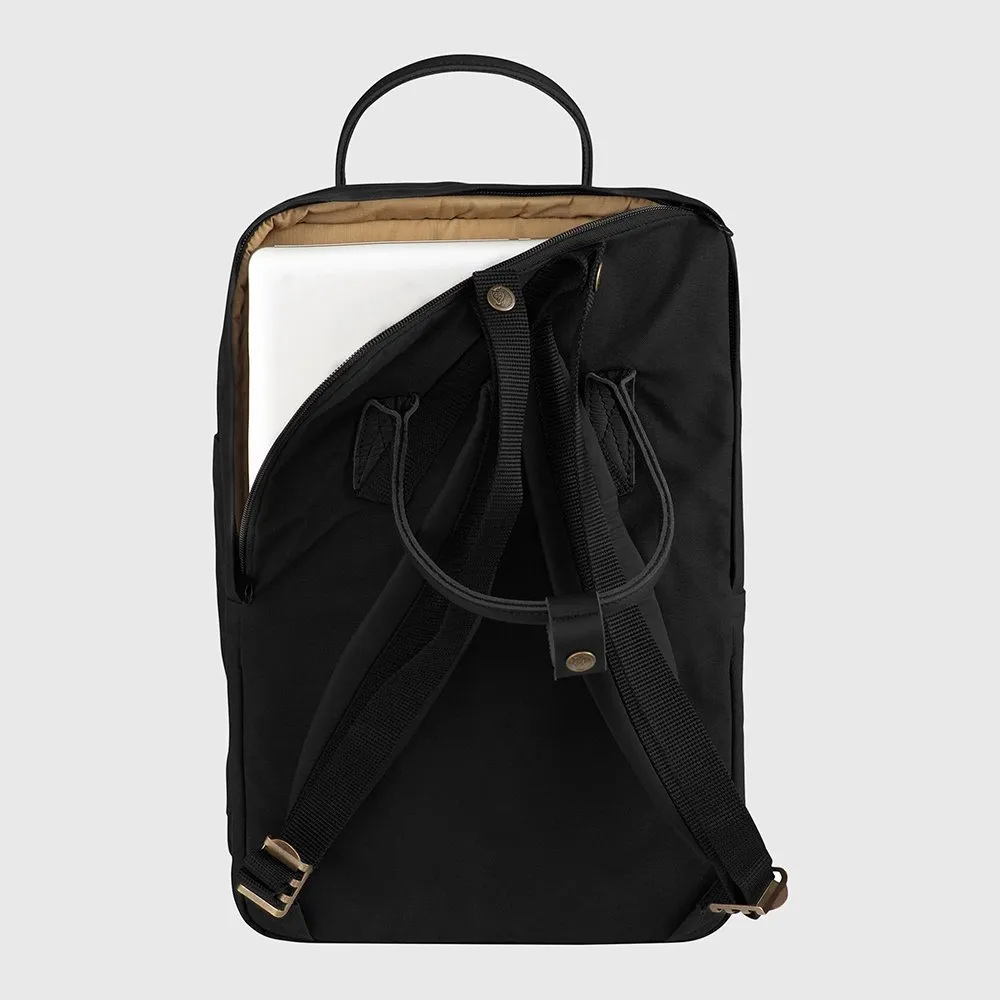 Рюкзак Fjallraven Kanken No2 ALL BLACK Laptop 15 - фото 5