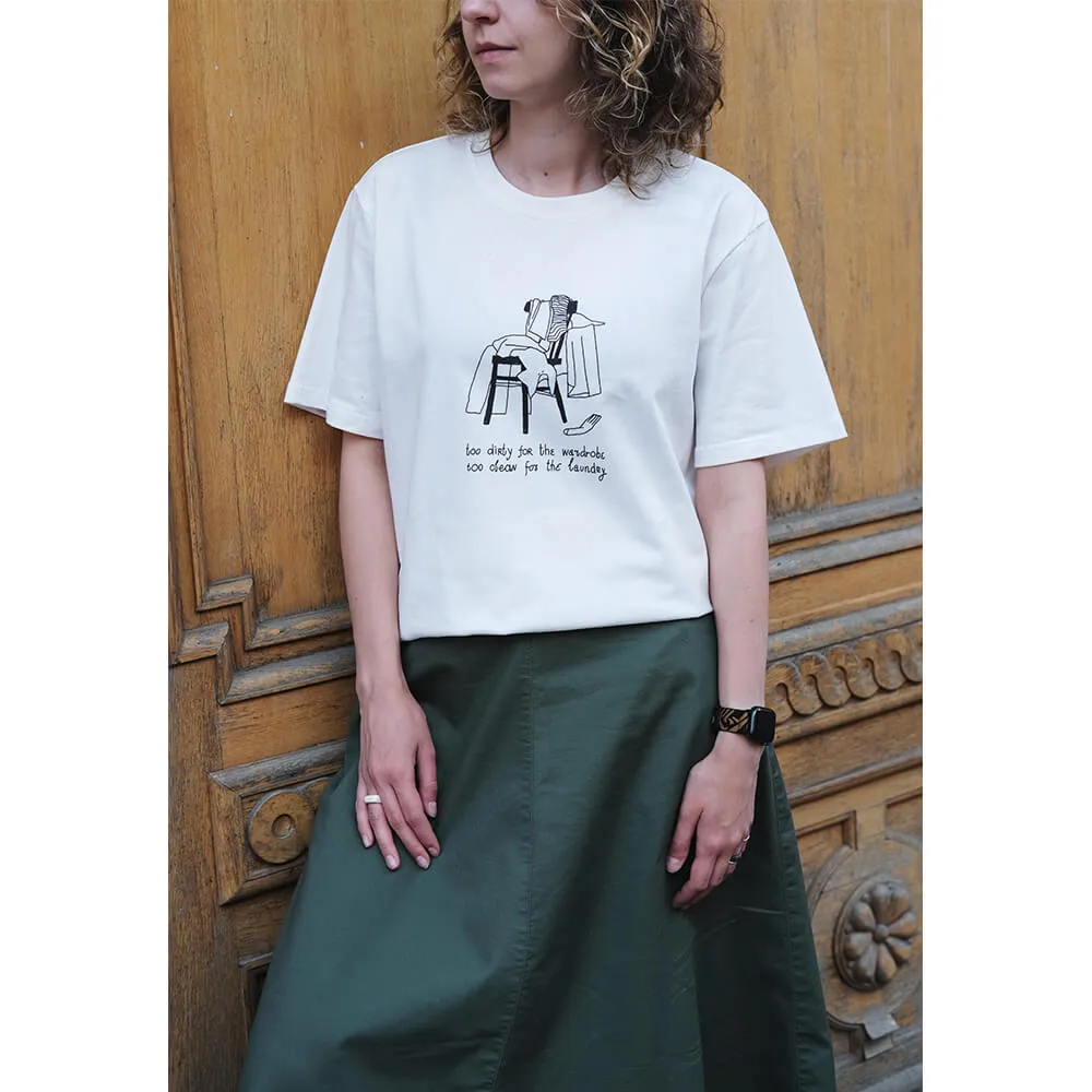 Футболка Friend Function Too Dirty Too Clean белая - фото 5