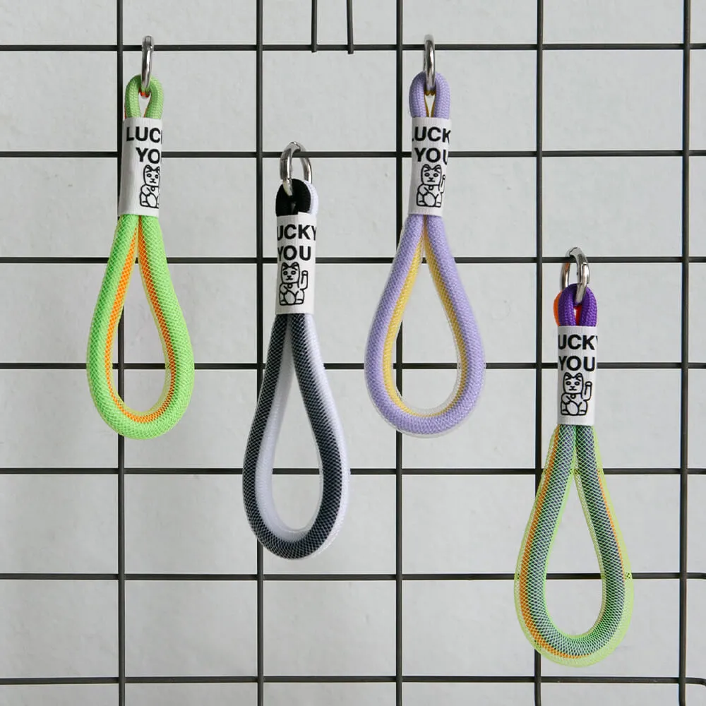 Брелок на ключи шнурковый Friend Function Lucky (разные цвета) - фото 1