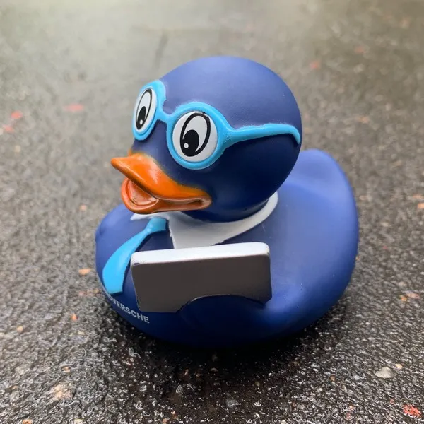 Утка Программист синяя - фото 1