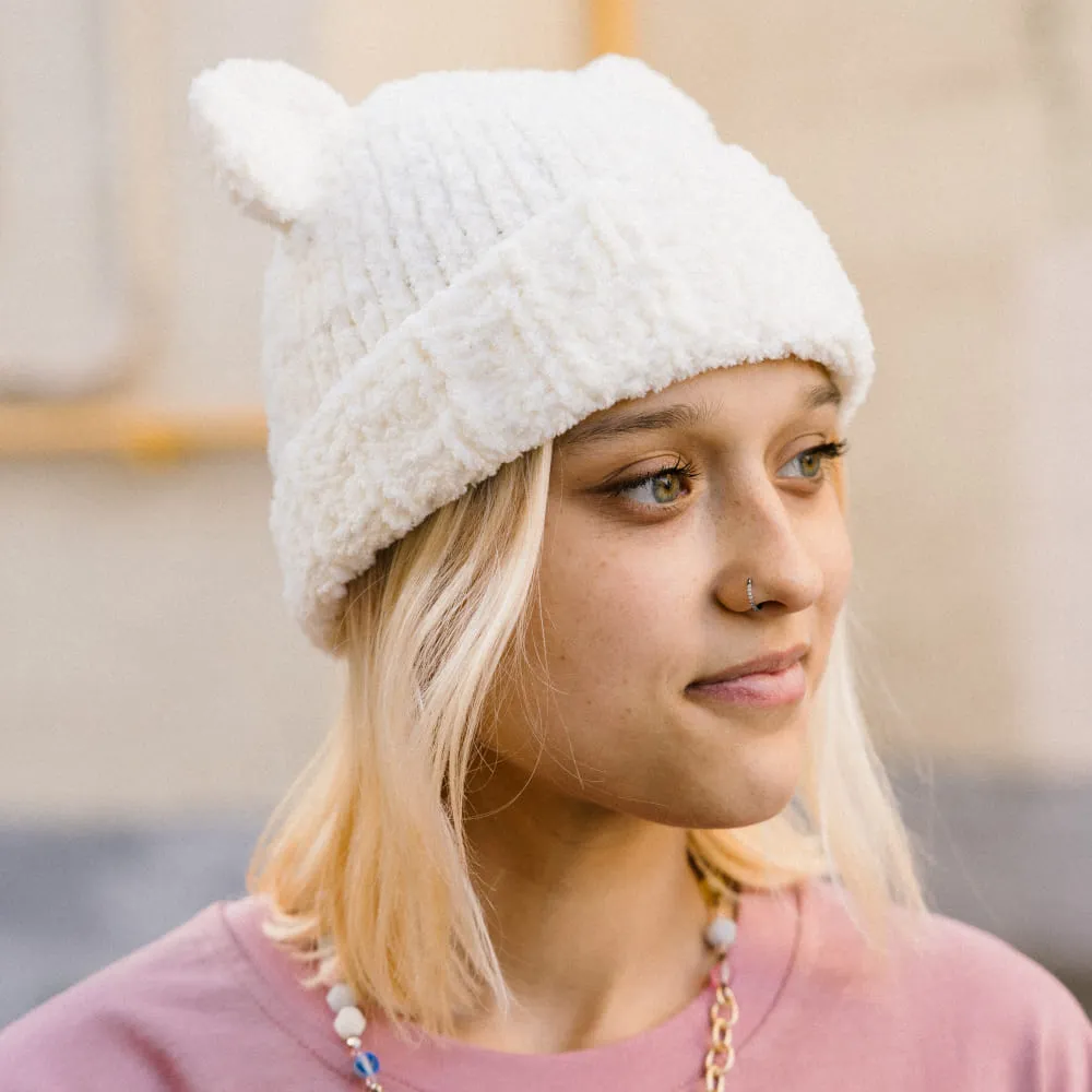 Шапка CHECK YA HEAD белая 2466/68 - фото 8