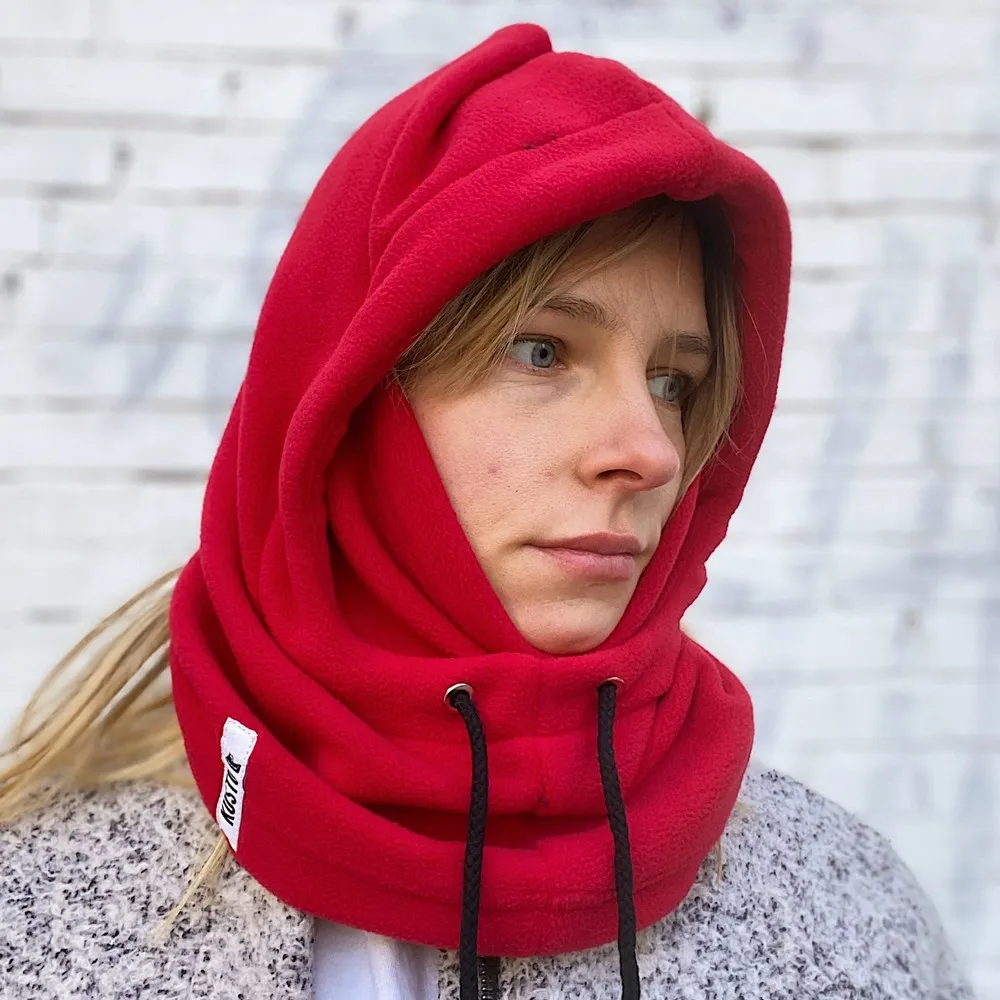 Капюшон Kusto Hood M красный - фото 2