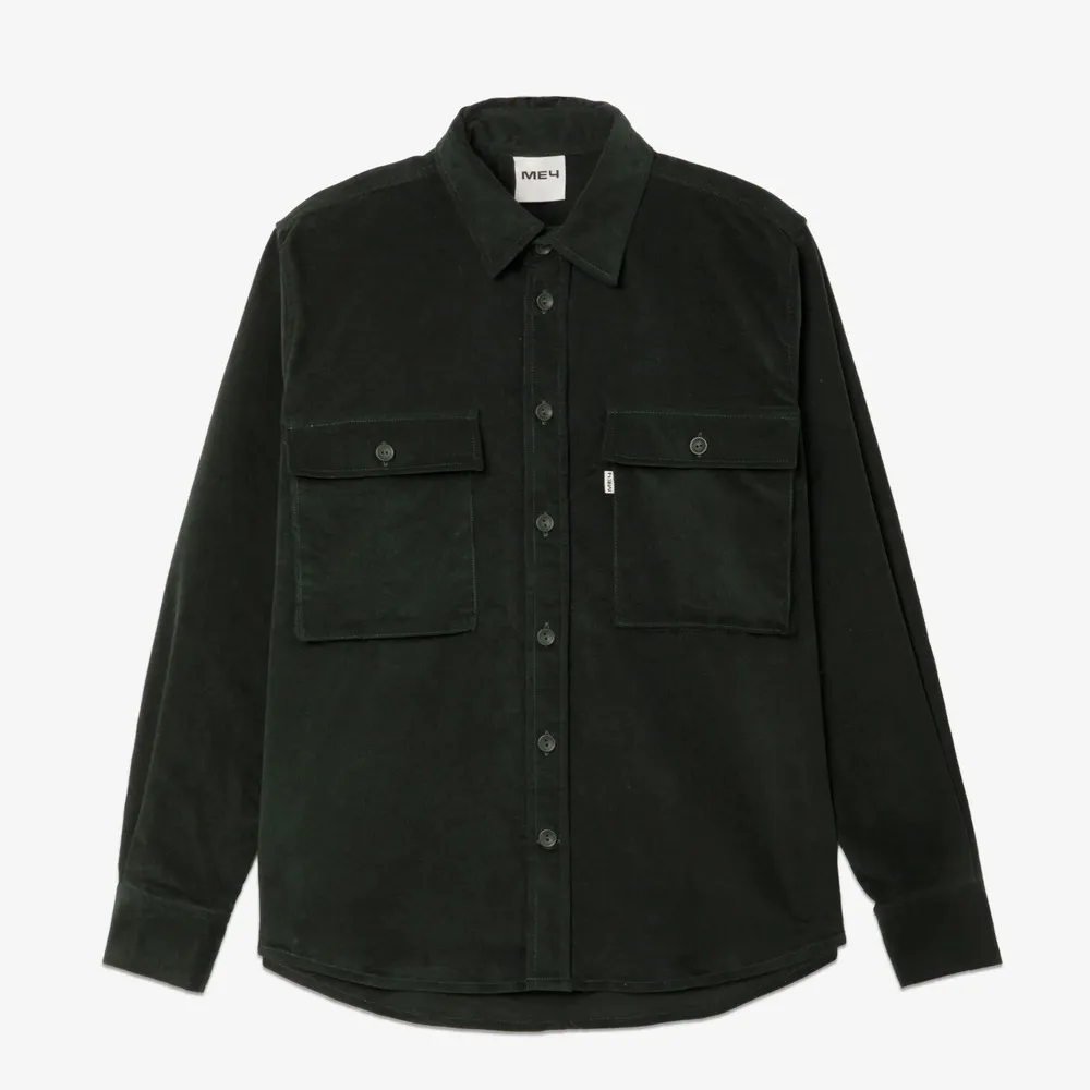 Рубашка МЕЧ MICRO CORD SHIRT Dark Green - фото 9