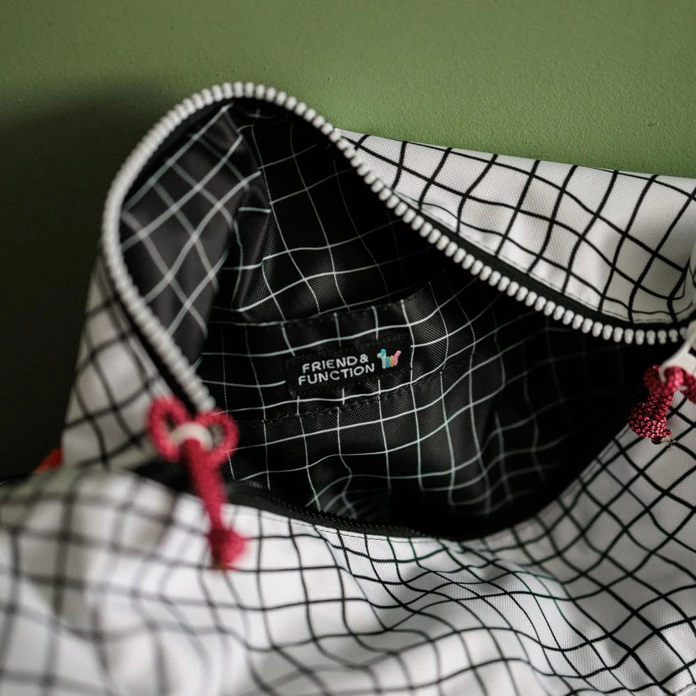 Сумка Friend Function ИЗИ белая в клеточку - фото 10