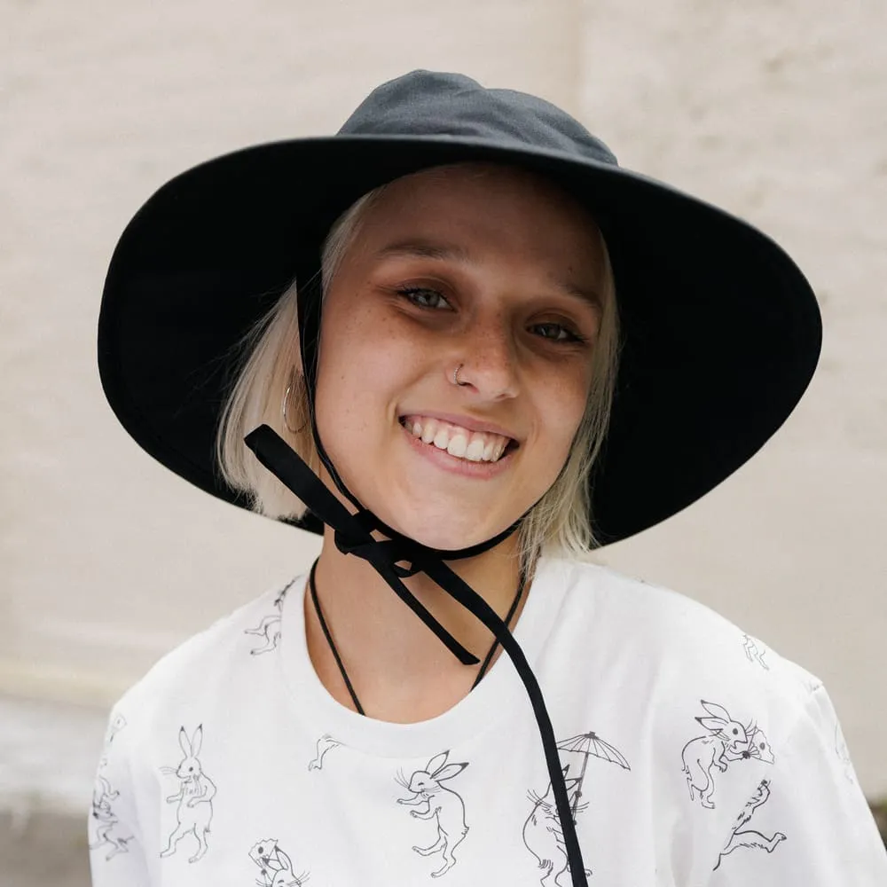 Панама CHECK YA HEAD черная 25596/1 - фото 1