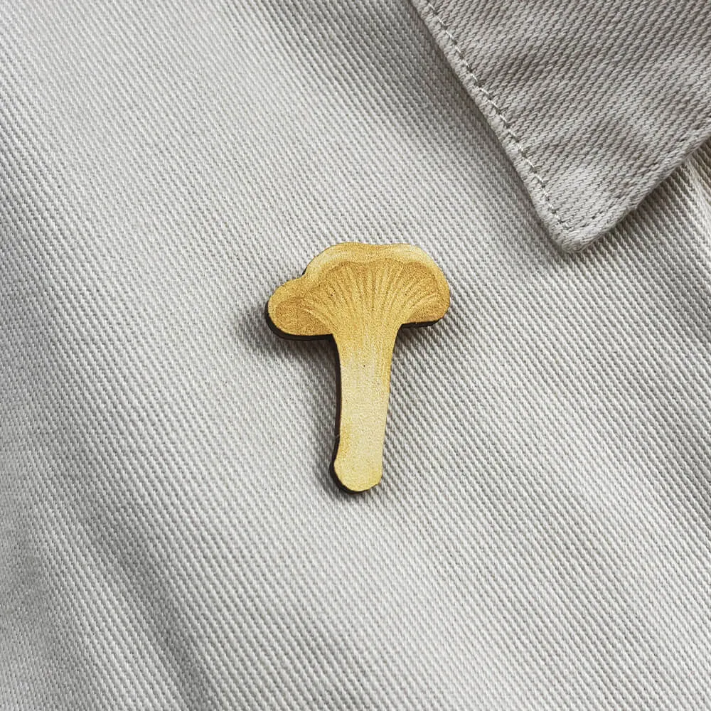 Деревянная брошка PlantMyBones Лисичка - фото 2