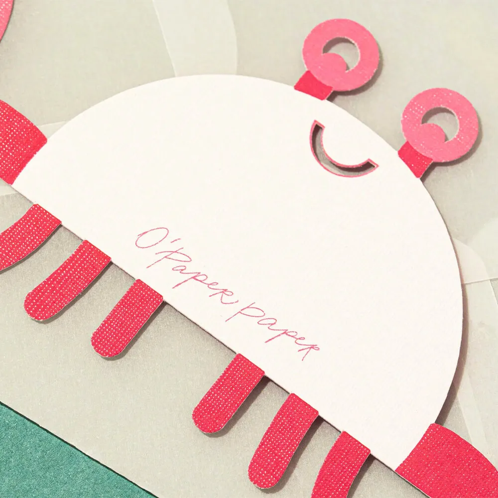 Открытка O Paper Paper Краб - фото 3