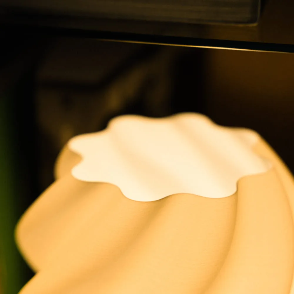 Светильник Mana Fabric Ива на белой подставке - фото 9