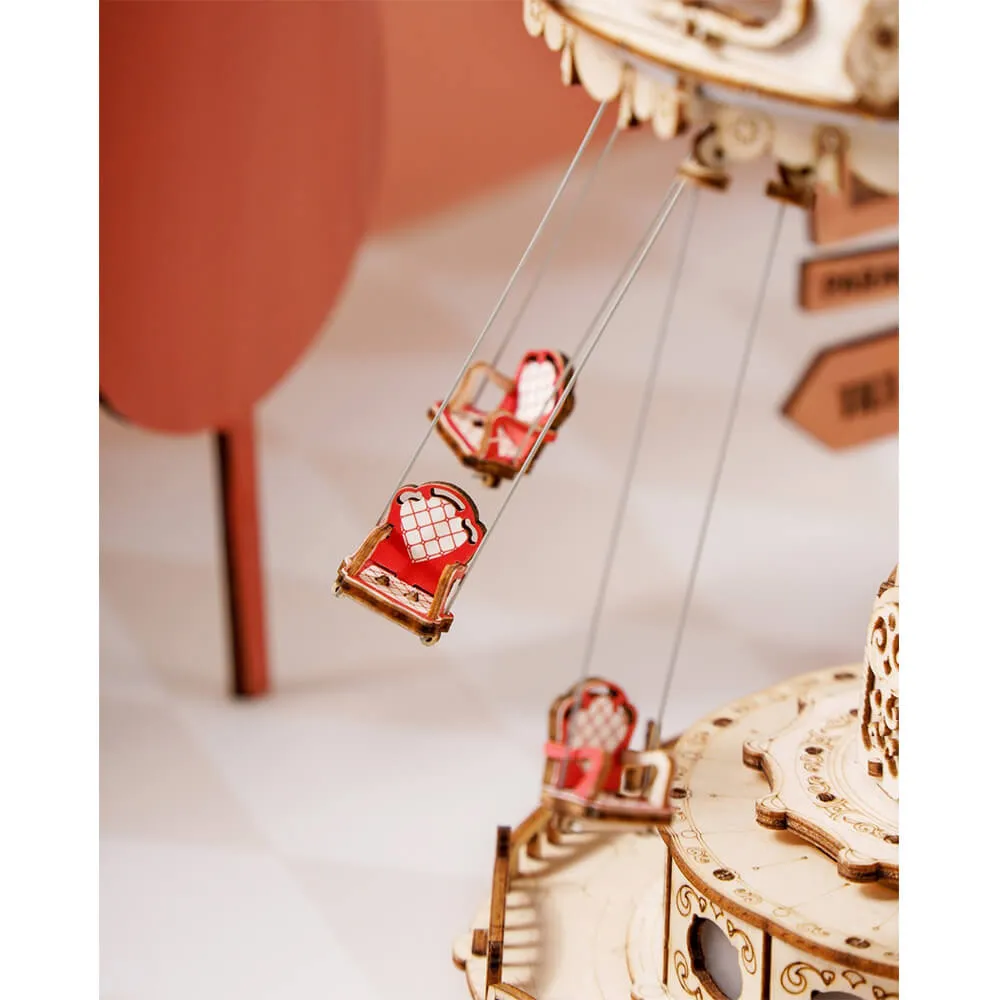 3D-пазл + музыкальная шкатулка Robotime Swing Ride - фото 5