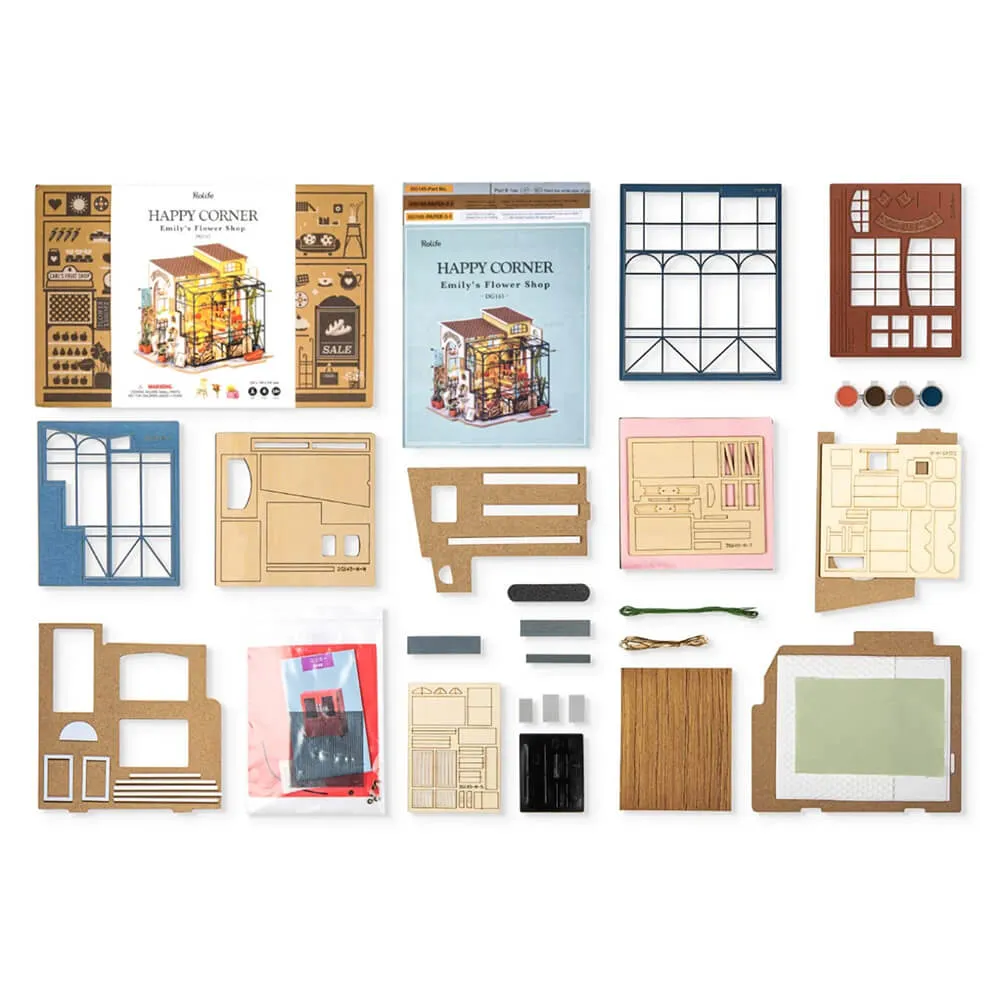 Интерьерный конструктор Robotime Emily's Flower Shop - фото 12