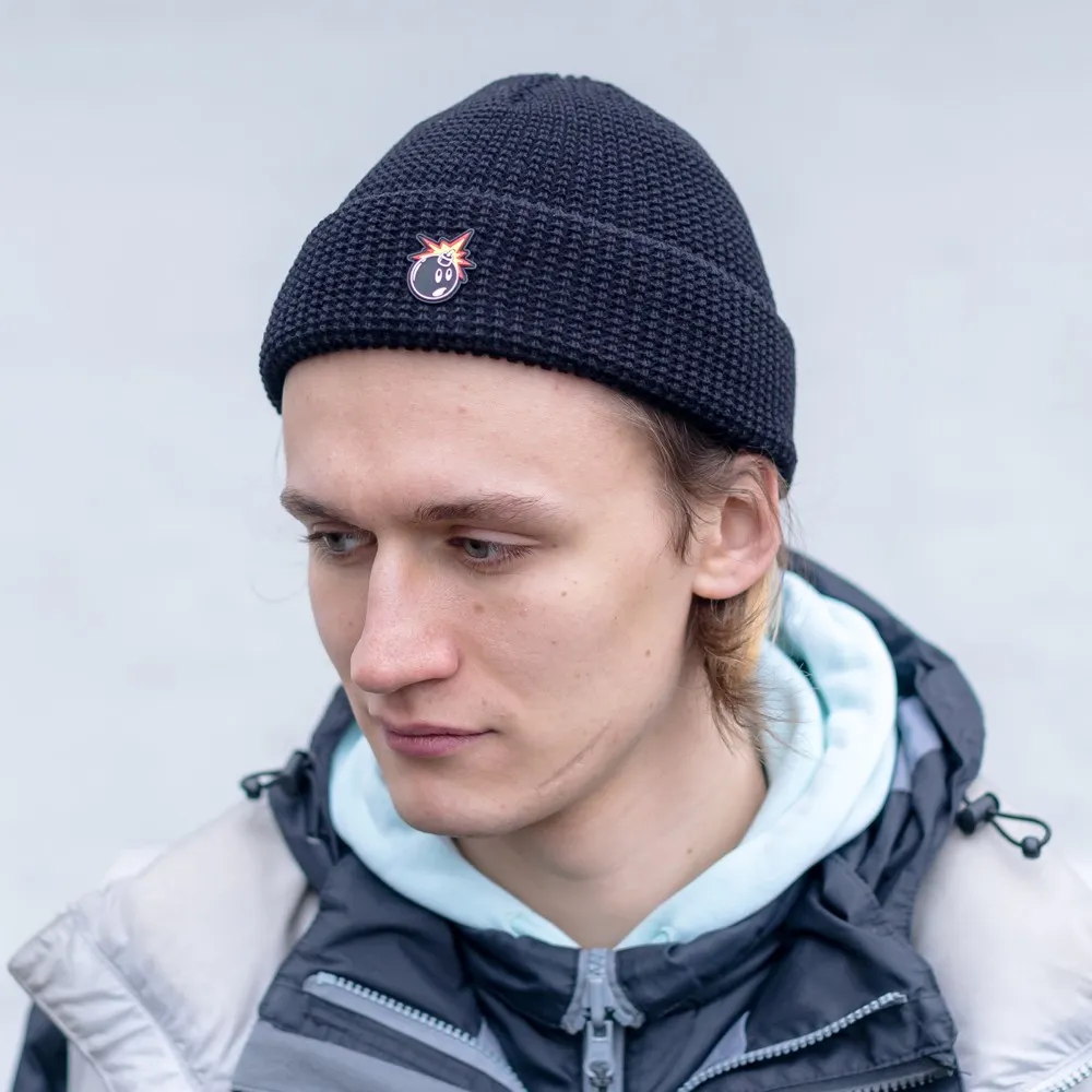 Шапка The Hundreds Adam Waffle Black - фото 1