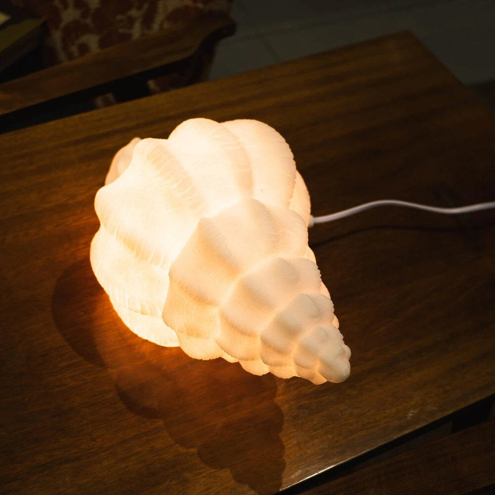 Настольная лампа в форме раковины Kersten вытянутая - фото 2