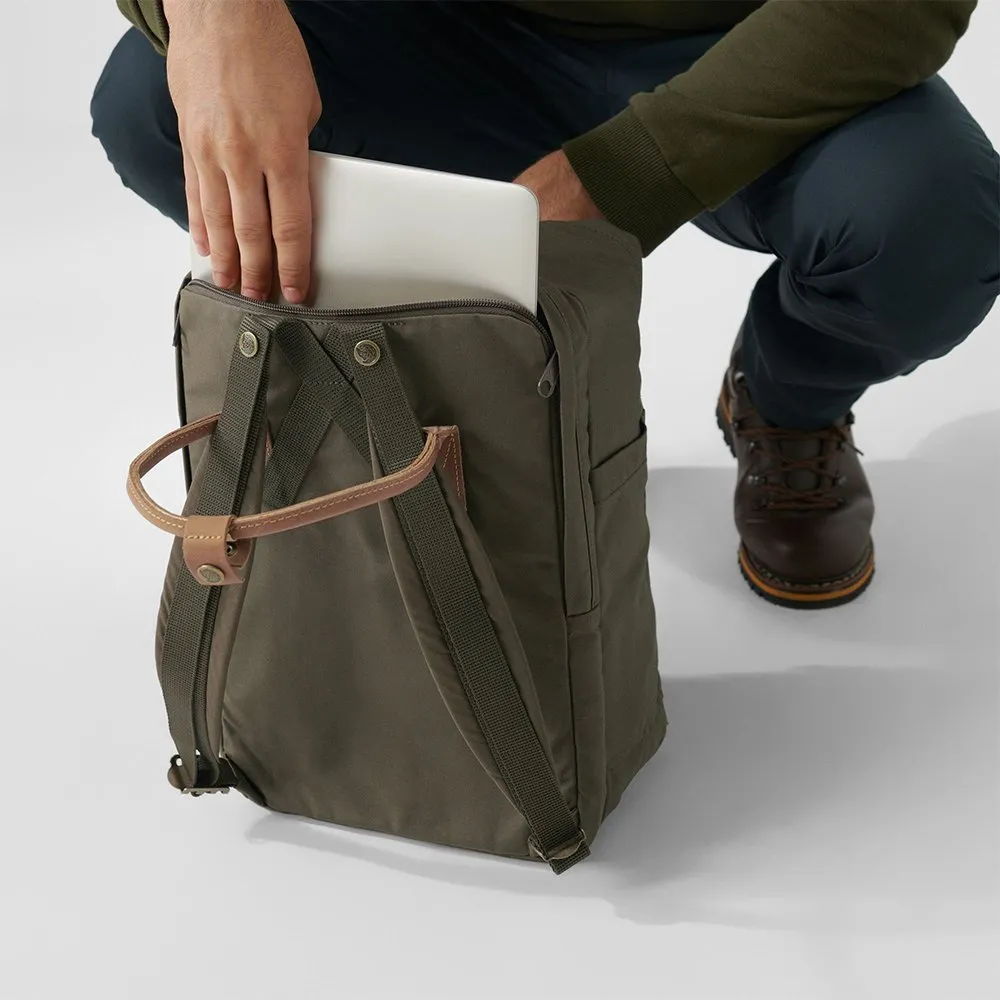 Рюкзак Fjallraven Kanken No2 Dark Olive Laptop 15 - фото 5