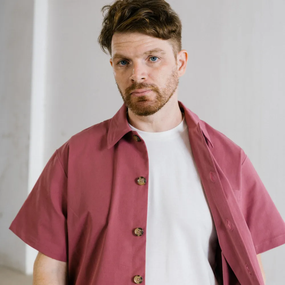 Рубашка с короткими рукавами Friend Function розовая - фото 1