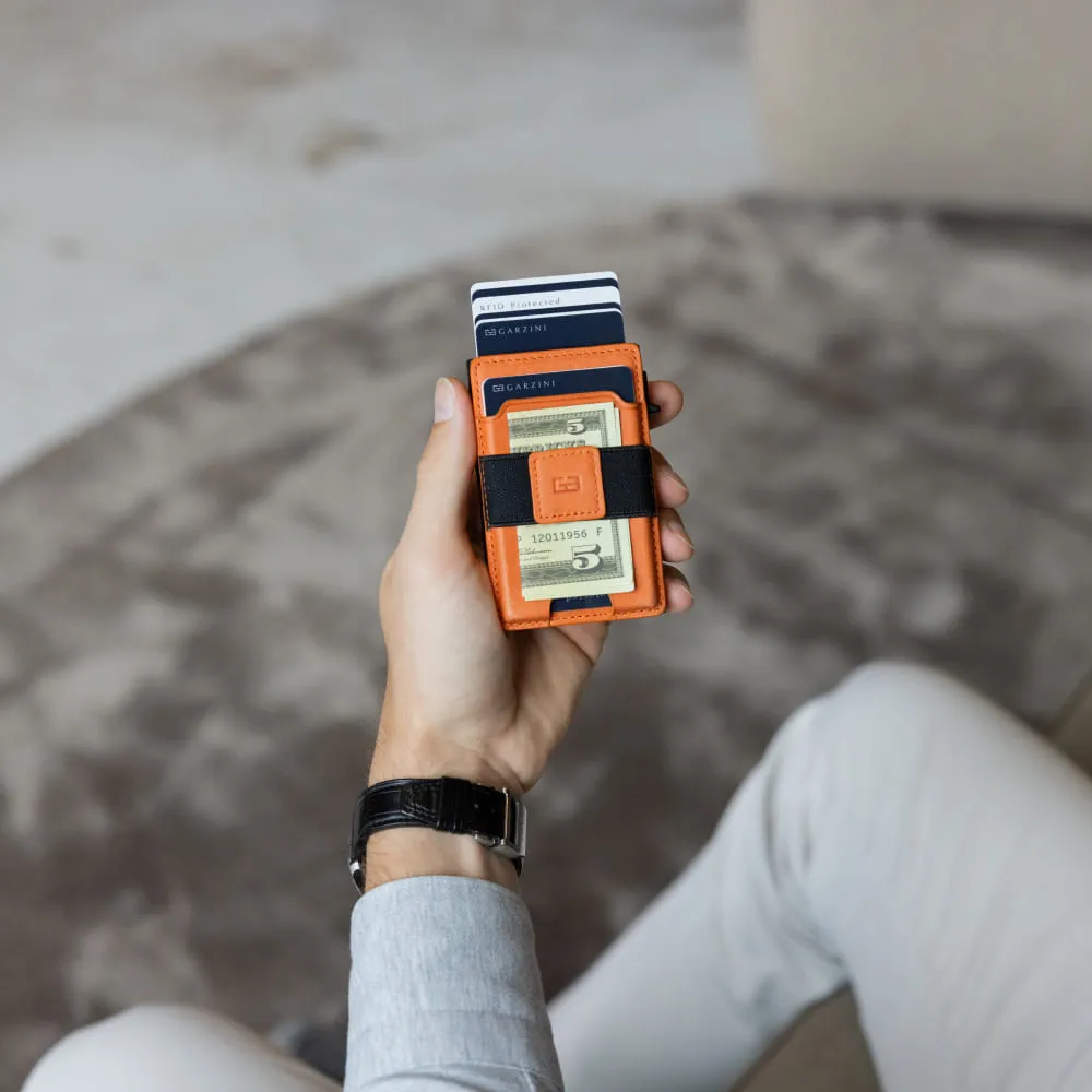 Кошелек Garzini MagSafe Metal Wallet Orange - фото 7