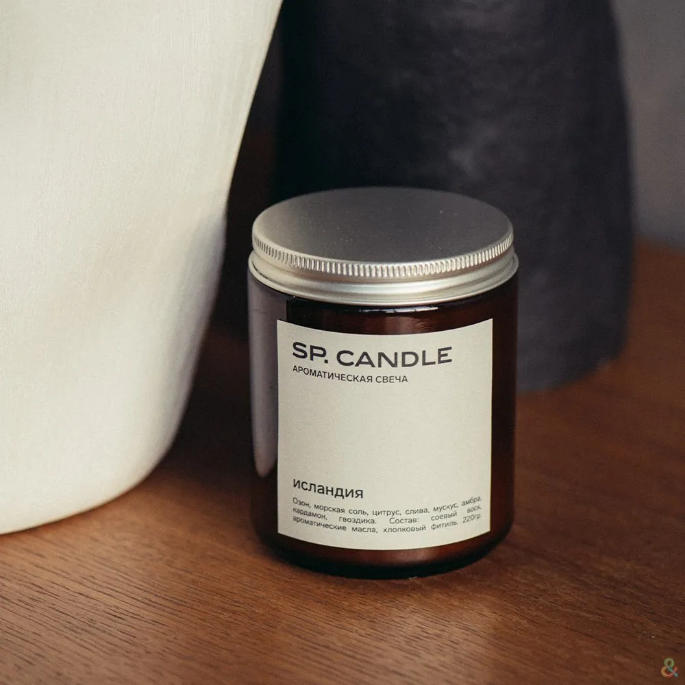 Ароматическая свеча SP Candle большая - фото 20
