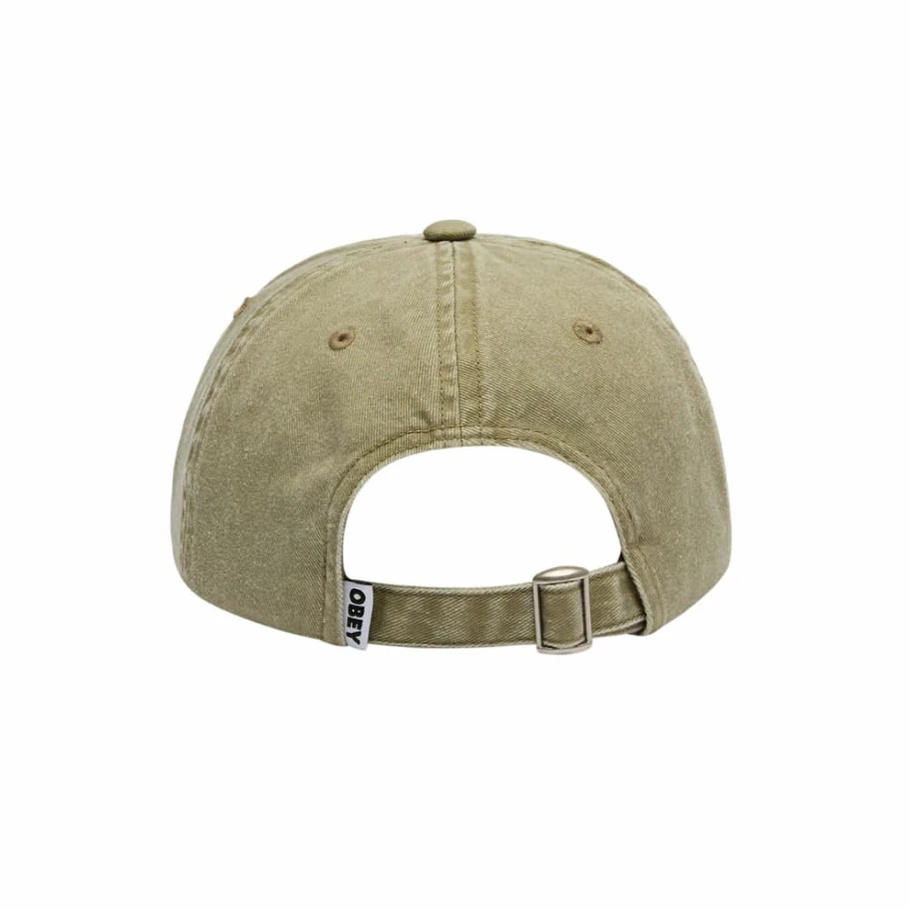 Кепка Obey Pigment Bold 6 Panel Strapback Khaki - фото 2