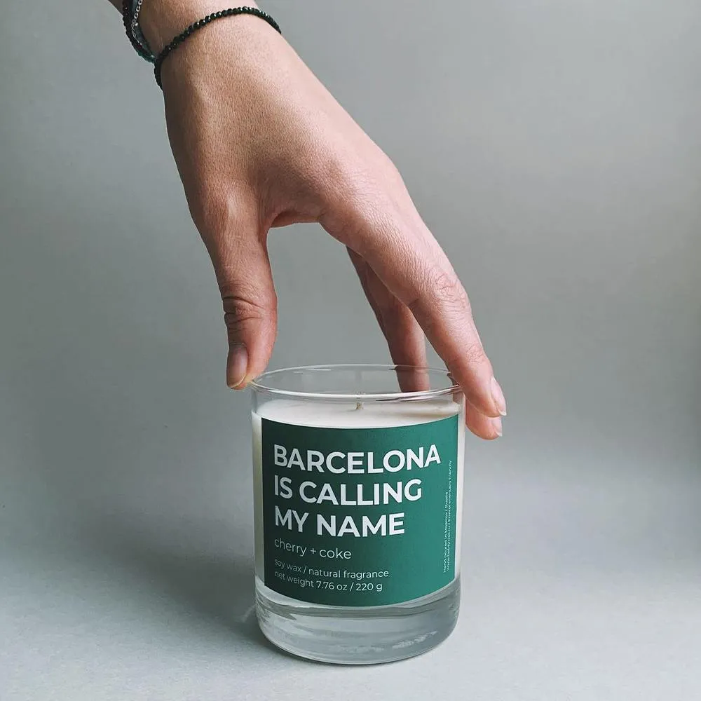 Ароматическая свеча taddywax Barcelona is calling my name - фото 4