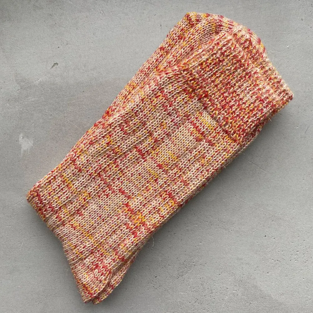 Шерстяные носки Friend Function оранжевые - фото 2