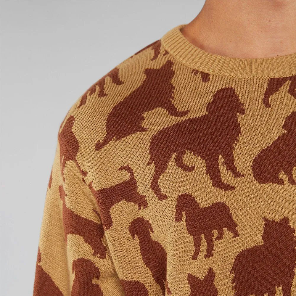 Свитер Dedicated Mora Dog Shapes Beige мужской - фото 2