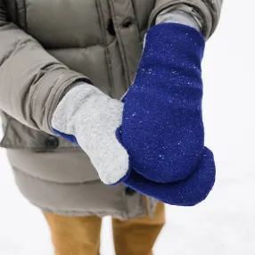 Варежки Friend Function Сине-серые XXL