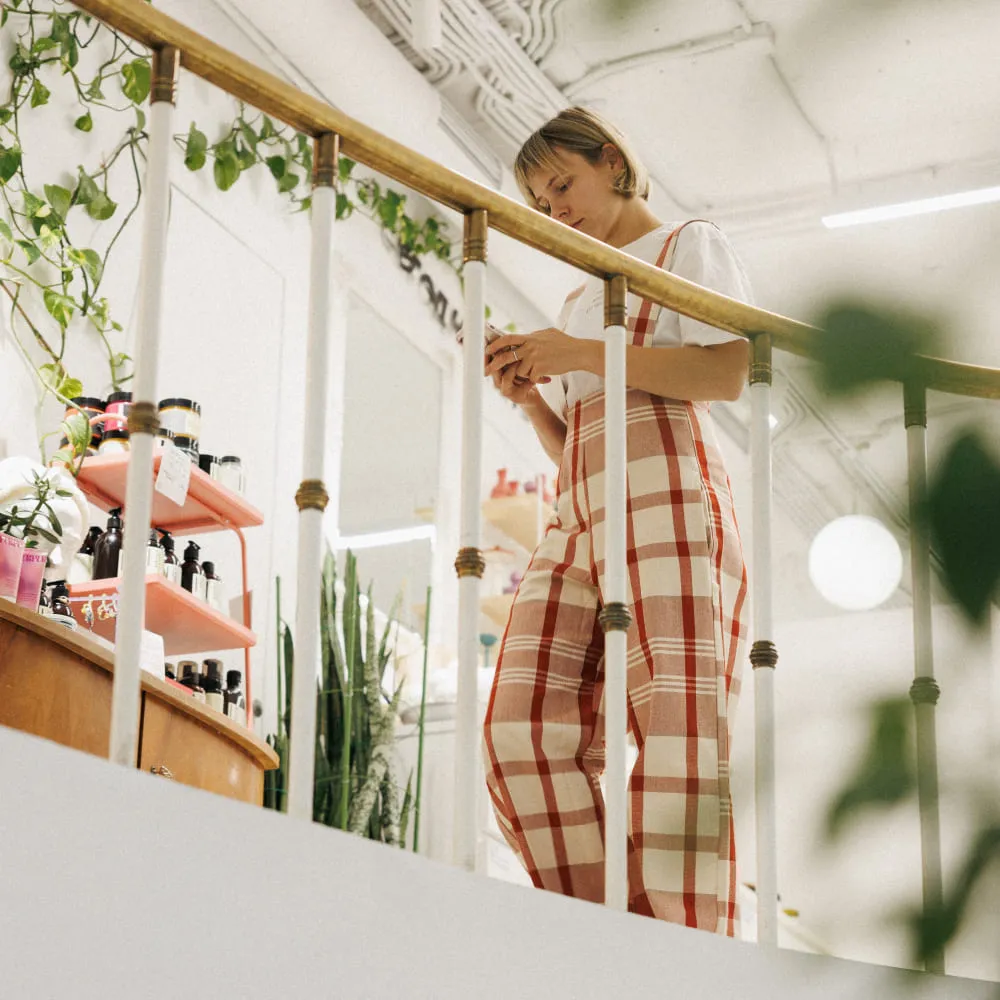 Комбинезон Thinking Mu Picnic Checks Pia - фото 18