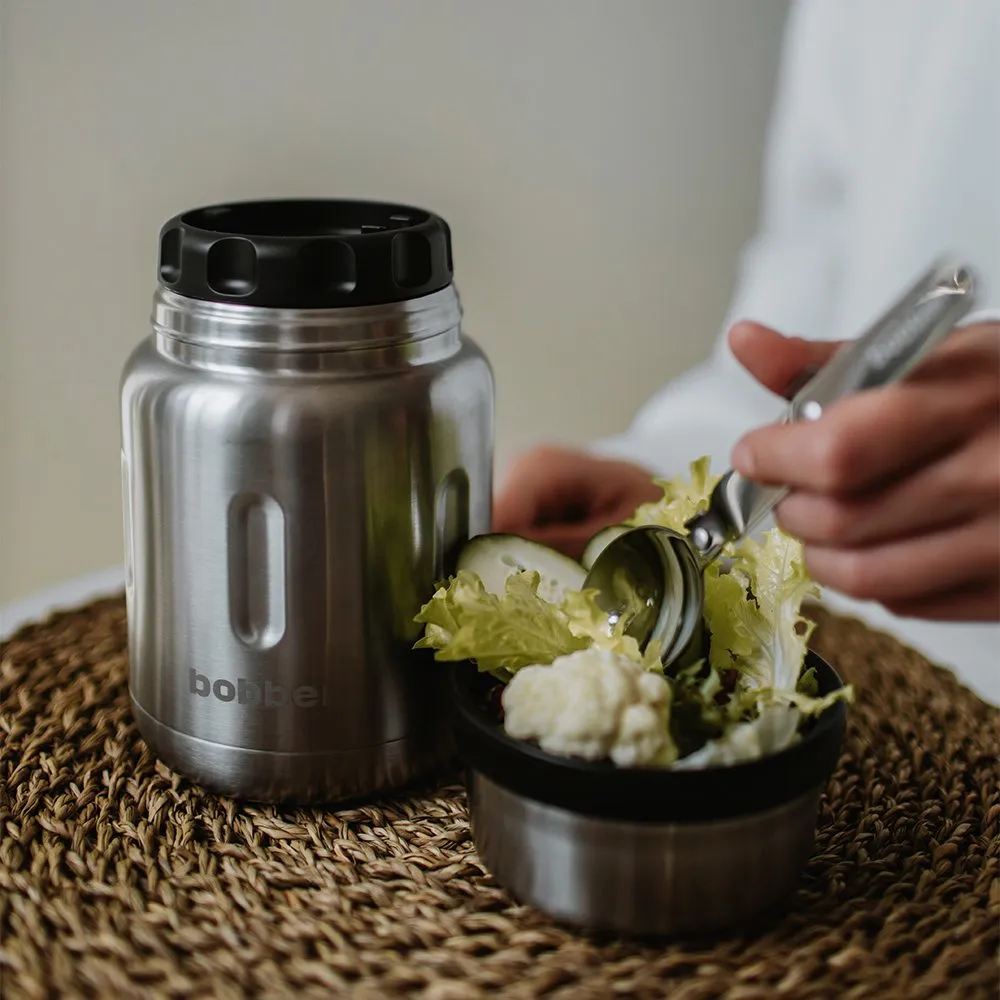 Термос для еды bobber Jerrycan 700 мл матовая сталь - фото 11