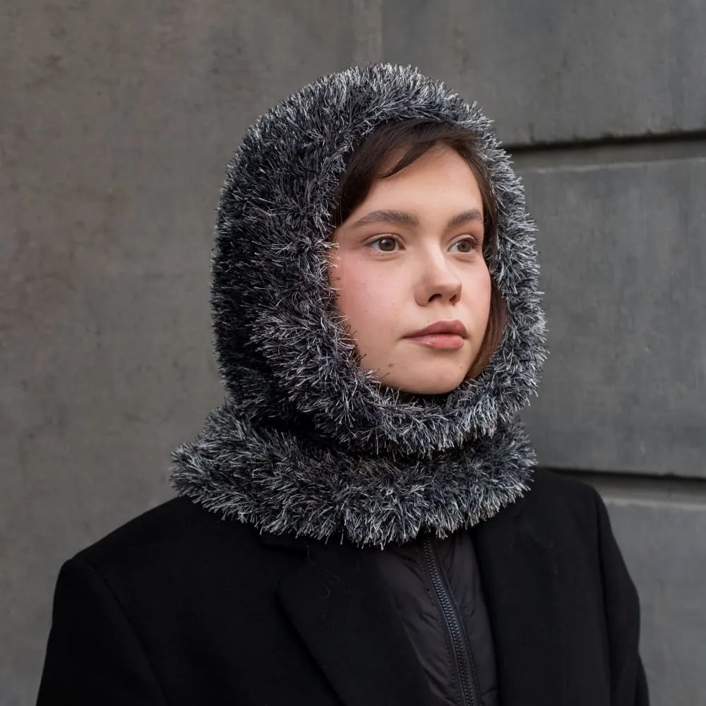 Капюшон CHECK YA HEAD серый Т1922/217 - фото 2