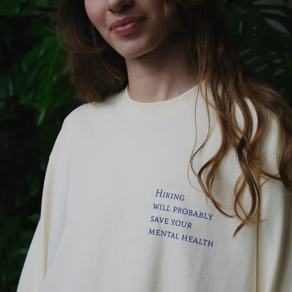 Лонгслив Меч MENTAL HEALTH Cream - фото 3